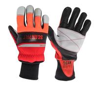 Scan Pro Chainsaw Gloves - Dual Hand Protective Work Gloves with Class 1 Hand Protection, Reinforced Premium Leather Palms & Knuckles, EN388 & EN11393-4 Certified - Size XL (10)