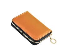 Scan Proof Women's Wallets Zip Around RFID Blocking Credit Card Holders Orange Gradient Travel Wallet with Zipper
