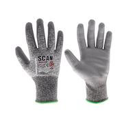 Scan Pu Palm Cut D Gloves | Size: Large Scan Multicolor L