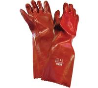 Scan PVC Long Gauntlet Glove Red L