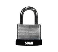 Scan QC0130 Laminated Steel Padlock 30Mm