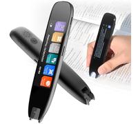Scan Reader Pen, 142 Languages Scan Translator Pen,Supports Speech & Scan to Text, Real Time Pen Reader Scanner,Smart Reading Pen for Dyslexia, Elderly, Kids, Students (Dark Grey)