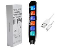 Scan Reader Pen, 142 Languages Voice Translation Multilingual Language Portable Translator with 3.71 Inches Sn for Learning Meeting Travel