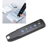 Scan Reader Pen, A13 Smart Language Translator Pen OCR Digital Scanning Device Offline Scanning 112 Languages Rechargeable Scan Reader Pen for Dyslexia Travel Business (Gray)