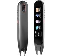 Scan Reader Pen for Dyslexia & Language Translation - 142 Languages Text-to-Speech OCR Translator Device with Voice Recording & Touchscreen, Ideal for Elderly, Kids, Students (White) (B142)
