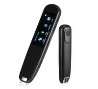 Scan Reader Pen, OCR Digital Translator and Reading Pen For Dyslexia Autism Students, Smart Voice Pen Support 112 Language Voice Translation Offline Scanning Reading for Learning Travel, Black