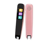 Scan Reader Pen, Scan Translator Pen in 144 Languages, Smart Reading Pen for Dyslexia, Elderly, Kids, Students, Supports Speech & Scan to Text, Real Time Pen Reader Scanner (Pink)