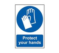 Scan 0023 Protect Your Hands - Pvc Sign 200 X 300Mm