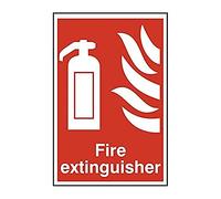 Scan Fire Extinguisher Sign 200mm 300mm Standard