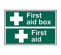 Scan 1553 First Aid Box / First Aid - Pvc Signs 300 X 100Mm