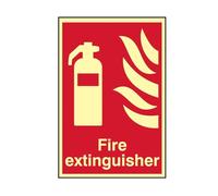 Scan 1571 Fire Extinguisher Photoluminescent - 200 X 300Mm