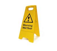 Scan 4702 Warning Wet Floor - Heavy Duty ftAft Board
