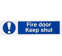 Scan 5004 Fire Door Keep Shut - Pvc Sign 200 X 50Mm