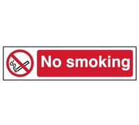 Scan 5050 No Smoking - Pvc Sign 200 X 50Mm