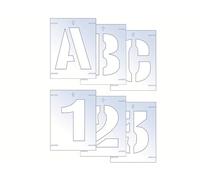Scan 9404 Letter & Number Stencil Kit 50Mm