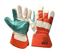 Scan SCAGLOHDRIG Heavy Duty Rigger Cowsplit Leather Gloves (Size L)