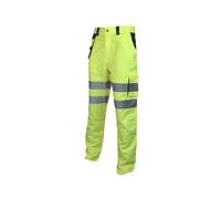 Scan Scahvhtm Hi-Vis Holster Trouser Yellow - W32-33In Scahvhtm