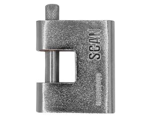 SCAN SCAPLA60SHUT Shuttered Padlock, Black