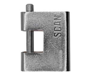 SCAN SCAPLA80SHUT Shuttered Padlock, Black