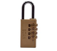 Scan NL1134 Brass Combination Padlock 28Mm
