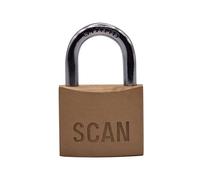 SCAN SCAPLB40KA Brass Padlock
