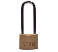 SCAN SCAPLB40LS Brass Padlock
