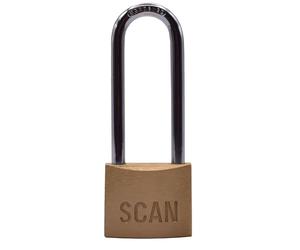SCAN SCAPLB40LS Brass Padlock