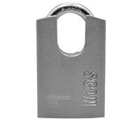 Scan ZB113-40 Stainless Steel Shrouded Padlock 40Mm