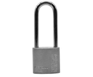 SCAN SCAPLSS32LS Stainless Steel Padlock, Silver