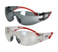 Scan Safety Glasses SCAPPEFSTWIN Flexi - Anti-Scratch, UV Protection - Smoke & Clear Twin Pack