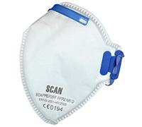 Scan FFP2 Fold Flat Disposable Masks SCAPPEP2FFB Pack of 20
