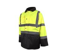 Scan SCAHVMJLYB Hi-Vis Yellow/Black Motorway Jacket L (44in)