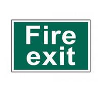 Scan Sign: Fire Exit Multi Colour (300 X 200mm)