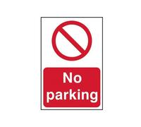 Scan Sign: No Parking Multi Colour (200 X 300mm)