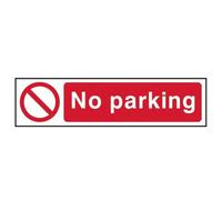 Scan Sign: No Parking Multi Colour (200 X 50mm)