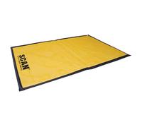 Scan SpillTrapper® Medium Spill Trap - 32L Capacity, 98 x 146cm, Oil Absorbent, Fuel & Hydrocarbon Spill Containment Mat, Waterproof & Reusable Pad with Non-Slip Base