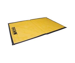 Scan SpillTrapper® Medium Spill Trap - 32L Capacity, 98 x 146cm, Oil Absorbent, Fuel & Hydrocarbon Spill Containment Mat, Waterproof & Reusable Pad with Non-Slip Base