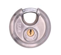 Scan Stainless Steel Disk Type Padlock 70mm