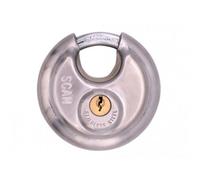 Scan Stainless Steel Disk Type Padlock Multi Colour (70mm)