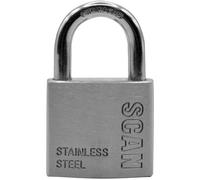 Scan Stainless Steel Padlock 38mm