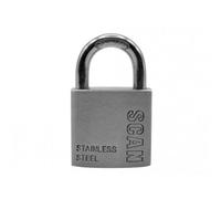 Scan Stainless Steel Padlock Multi Colour (32mm)