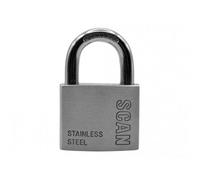 Scan Stainless Steel Padlock Multi Colour (50mm)