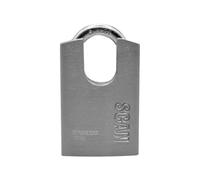 Scan Stainless Steel Shrouded Padlock 40mm in Silver Scan Silver