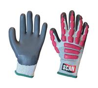 Scan T5000 Anti-Impact Latex Cut 5 Gloves - Medium Size 8 Scagloaim