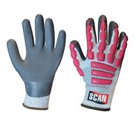 Scan T5000 Anti-Impact Latex Cut 5 Gloves - Xl Size 10 Scagloaixl