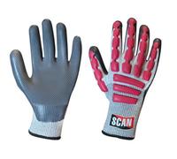 Scan T5000 Anti-Impact Latex Cut 5 Gloves - Xxl Size 11 Scagloaixx