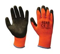 Scan Thermal Latex Coated Gloves - Xl Size 10 Scagloksthxl
