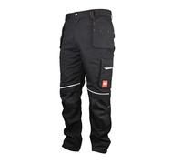 Scan Trade Holster Trousers - Durable Polycotton Work Trousers with Holster Pockets, Kneepad Pockets, Reflective Trim & Adjustable Waist & Hem - Size XL. Waist 36-40in