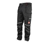 Scan Trade Holster Trousers - Durable Polycotton Work Trousers with Holster Pockets, Kneepad Pockets, Reflective Trim & Adjustable Waist & Hem - Size XXL. Waist 40-42in, Inner Leg: 30-32in