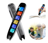 Scan Translator Pen, 3.7-inch Touchscreen 142 Languages Scan Reader Pen, Smart Reading Pen Real Time Scanning Translator Pen for Dyslexia, Students, Travelers
